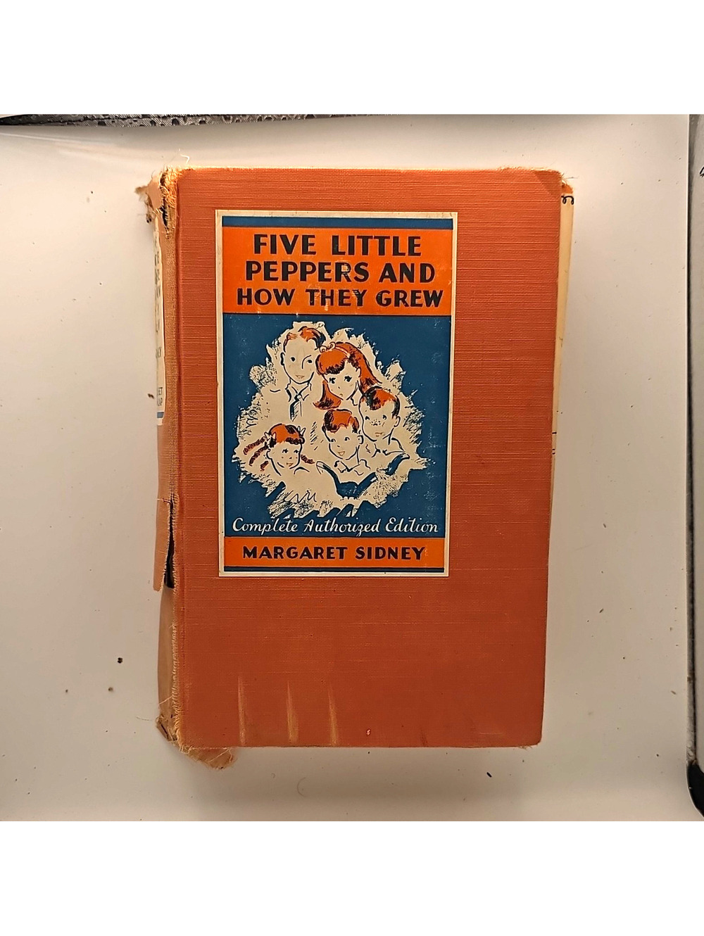 Margaret Sidney Five Little Peppers Illustrated Hardcover Grosset & Dunlap